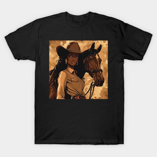 BLACK SADDLE #2 T-Shirt by Virgopop1